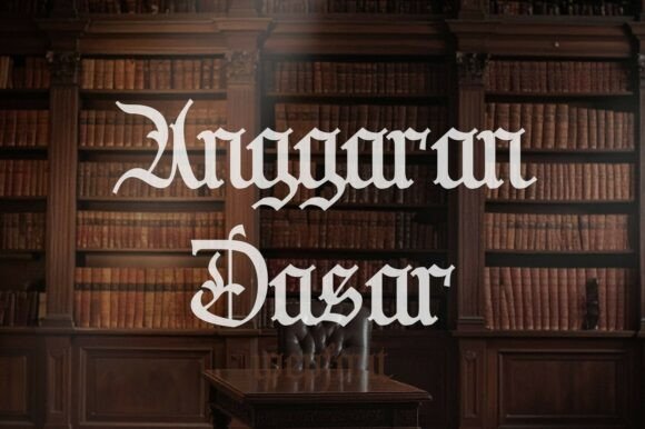 Anggaran Dasar Typeface for Bold Campaigns