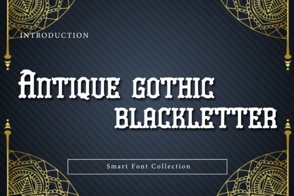 Antique Gothic Typeface for Handmade Brands