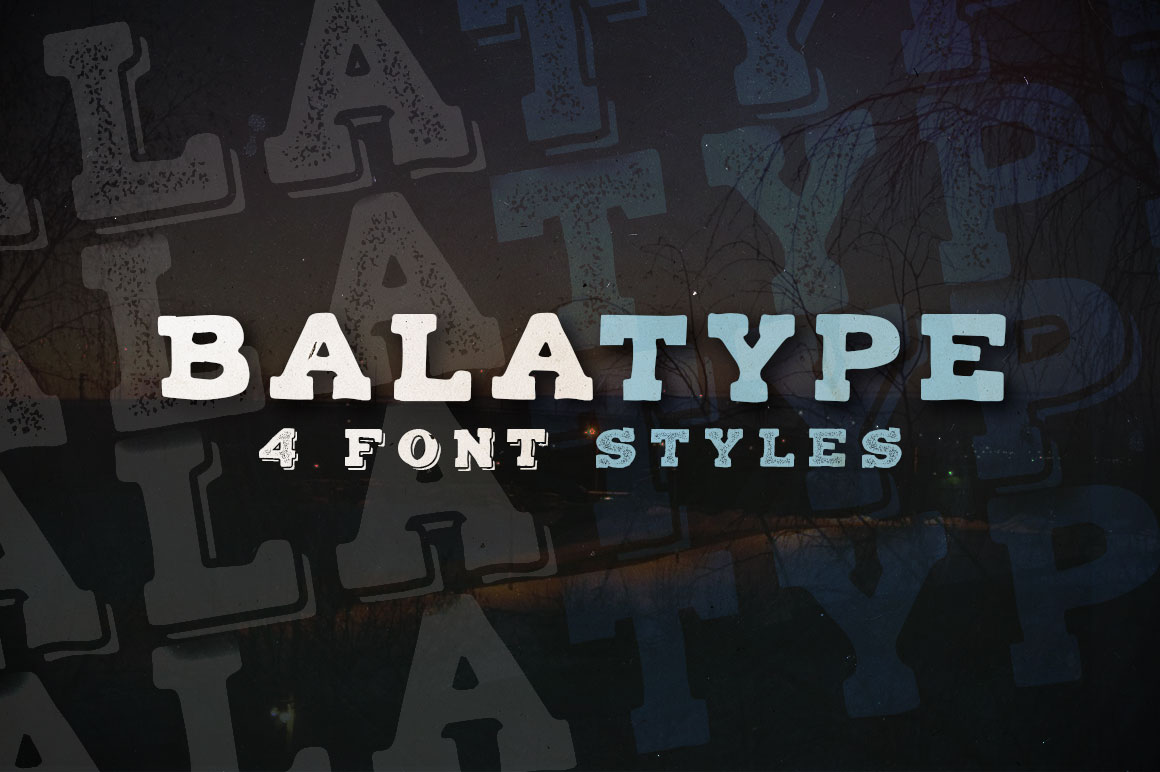 Balatype Font: Bold Hand-Drawn Serifs for Branding