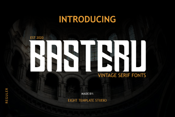 Basteru: The Bold Slab Serif Font for Campaigns