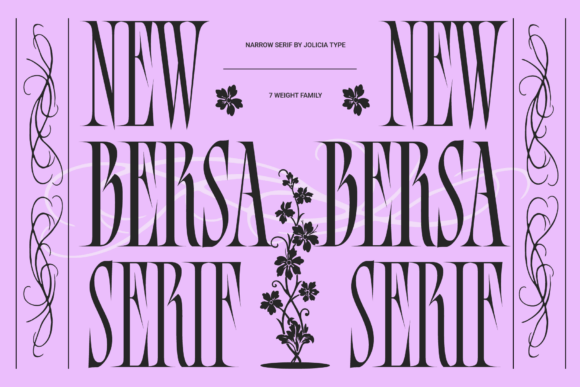 Bersa Serif: The Narrow Typeface for Bold Campaigns
