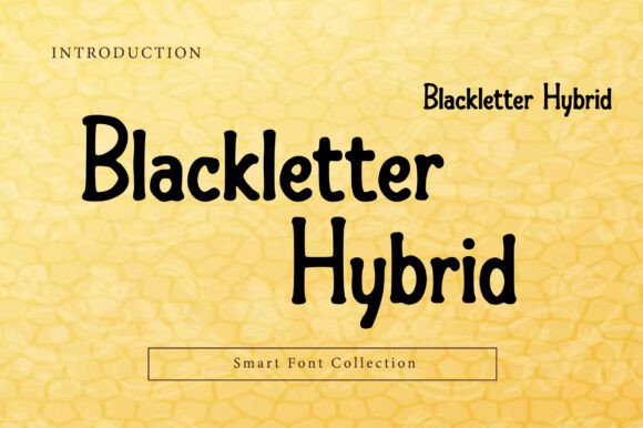 Blackletter Hybrid Font for Bold Branding
