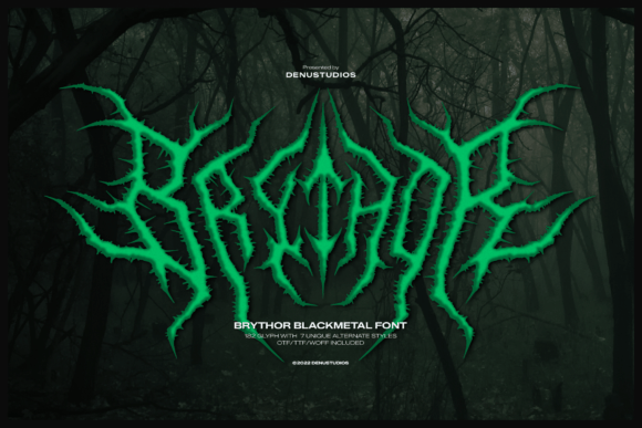 Brythor Typeface for Bold Editorial Design