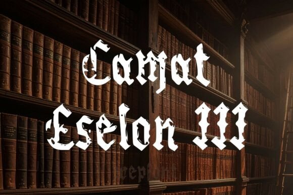 Camat Eselon Iii Typeface for Elegant Web Design