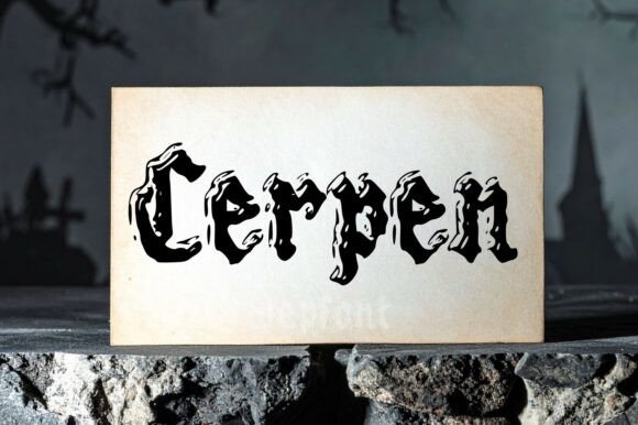 Cerpen: A Blackletter Typeface for Elegant Crafts