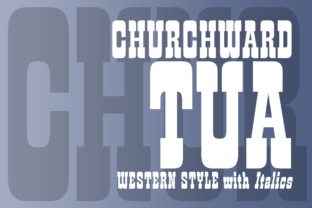 Churchward Tua Family Typeface for Bold Branding