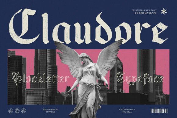 Claudore: A Refined Blackletter Typeface for Editors