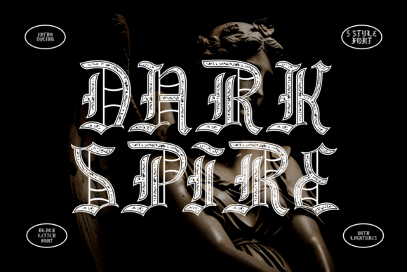 Dark Spire Typeface for Bold Editorial Design