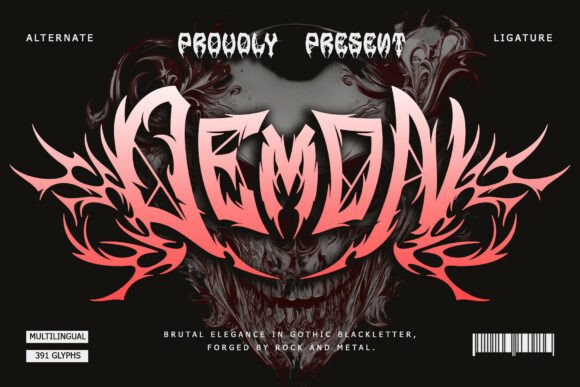 Demon Crown Font for Bold Brand Identity