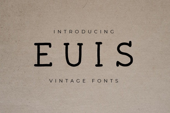 Euis: A Cool Slab Serif for Editorial Design