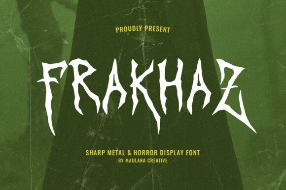 Frakhaz Typeface for Bold Editorial Design