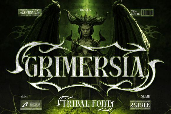 Grimersia Typeface for Bold Brand Identity