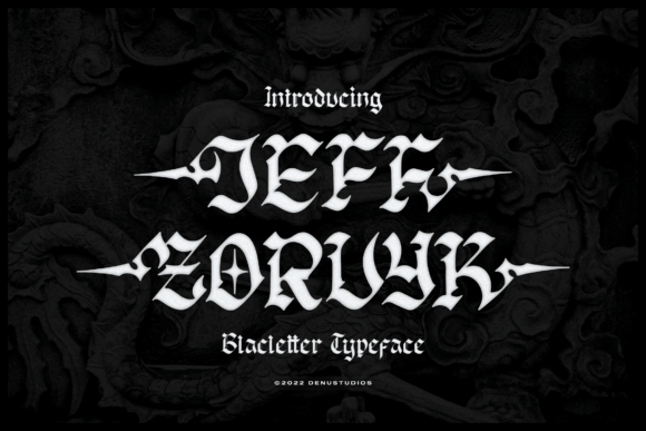 Jeff Zorvyk Typeface for Bold Web Design