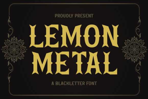 Lemon Metal Font for Bold Brand Identity