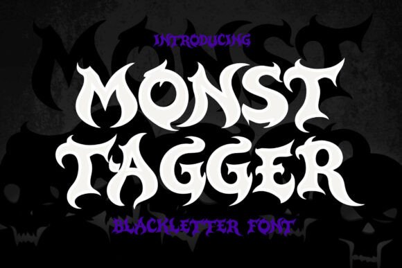 Monsttager: A Bold Blackletter Typeface for Editorial Impact