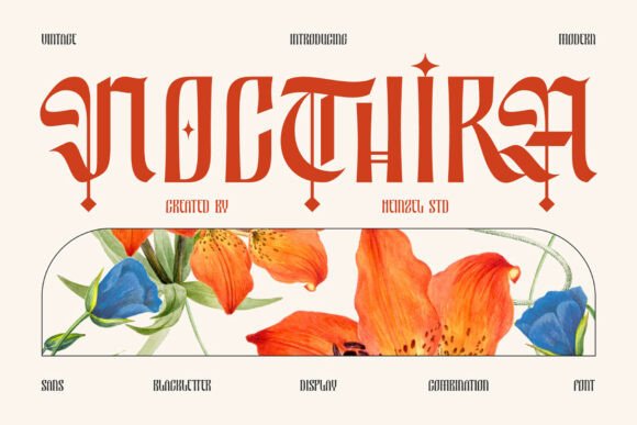 Nocthira: A Modern Blackletter Typeface for Editorial Design