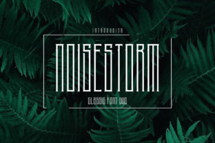 NoiseStorm: The Slab Serif Font for Bold Branding
