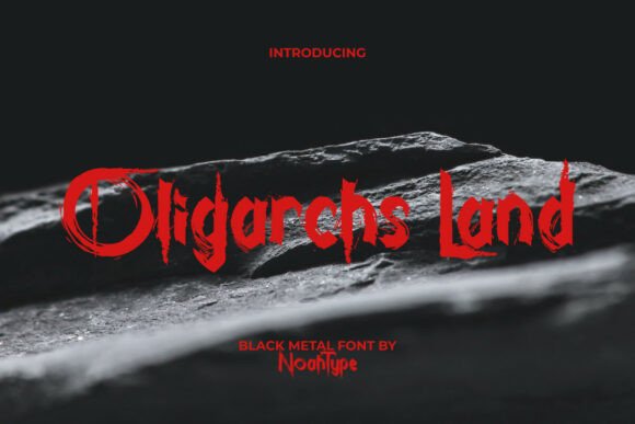 Oligarchs Land Font: A Bold Blackletter for Campaigns