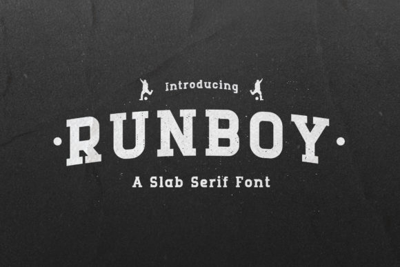 Runboy: A Bold Slab Serif Font for Editorial Design