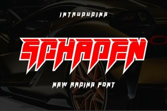 Schaden: A Racing Typeface for Bold Editorial Design