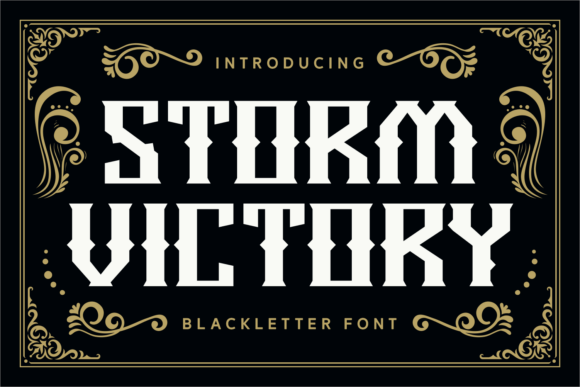Storm Victory Typeface for Editorial Impact