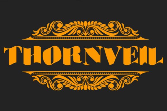 Thornveil Typeface for Editorial Design