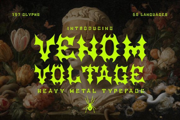 Venom Voltage: A Bold Blackletter Typeface for Editors