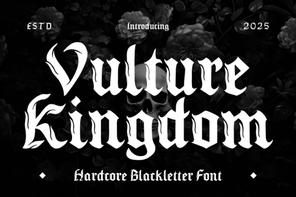 Vulture Kingdom: A Bold Blackletter Typeface for Editors