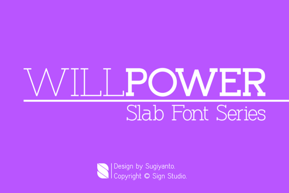Willpower: The Slab Serif Font for Bold Branding