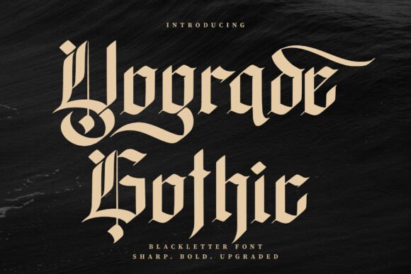 Yograde: The Ultimate Blackletter Font for Modern Design